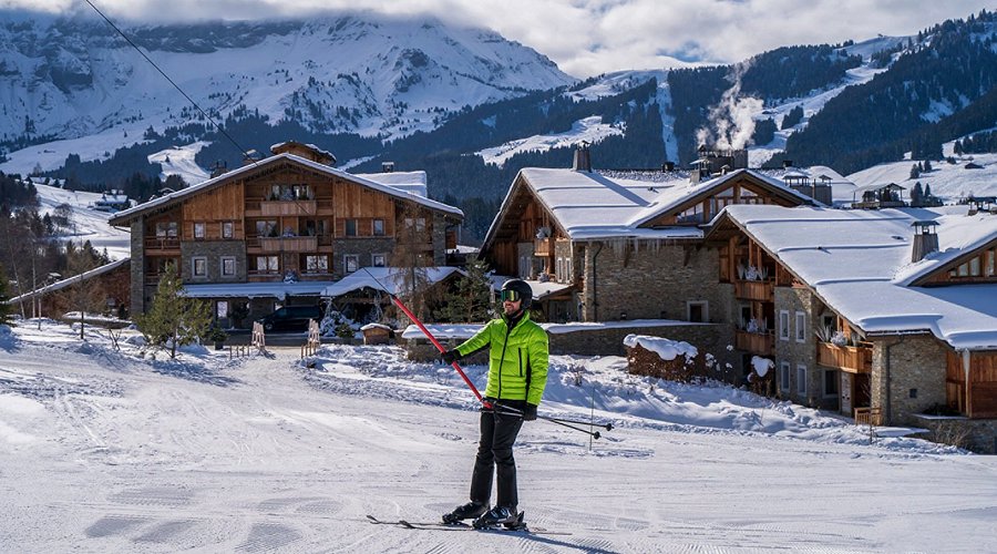 Departure from Megeve