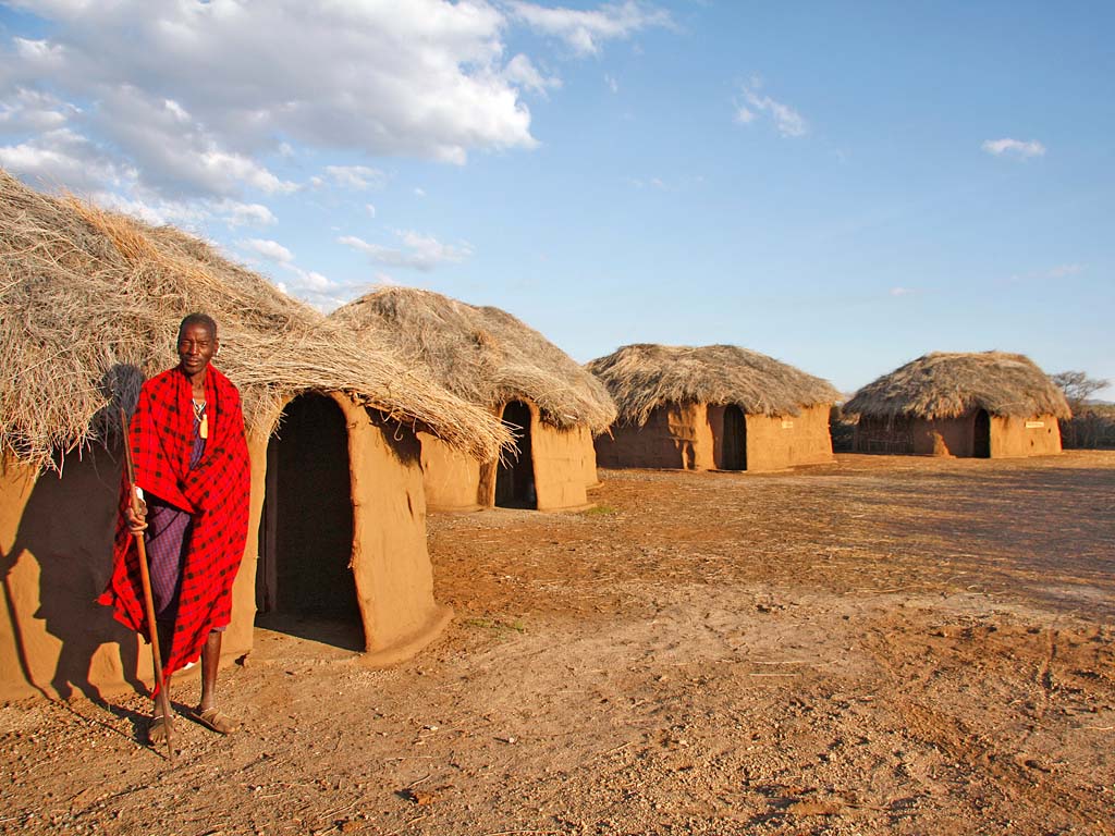Maasai Village near Serengeti